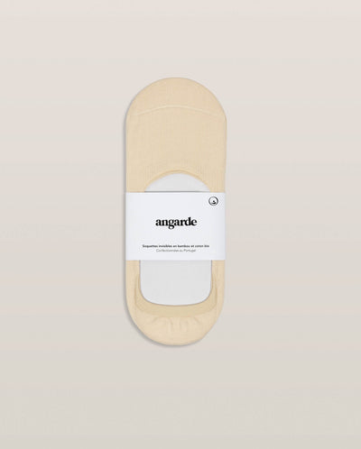 Invisible socks, made of bamboo and organic cotton