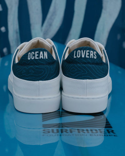 Men's vegan grape sneakers, collab' x Surfrider Foundation Europe