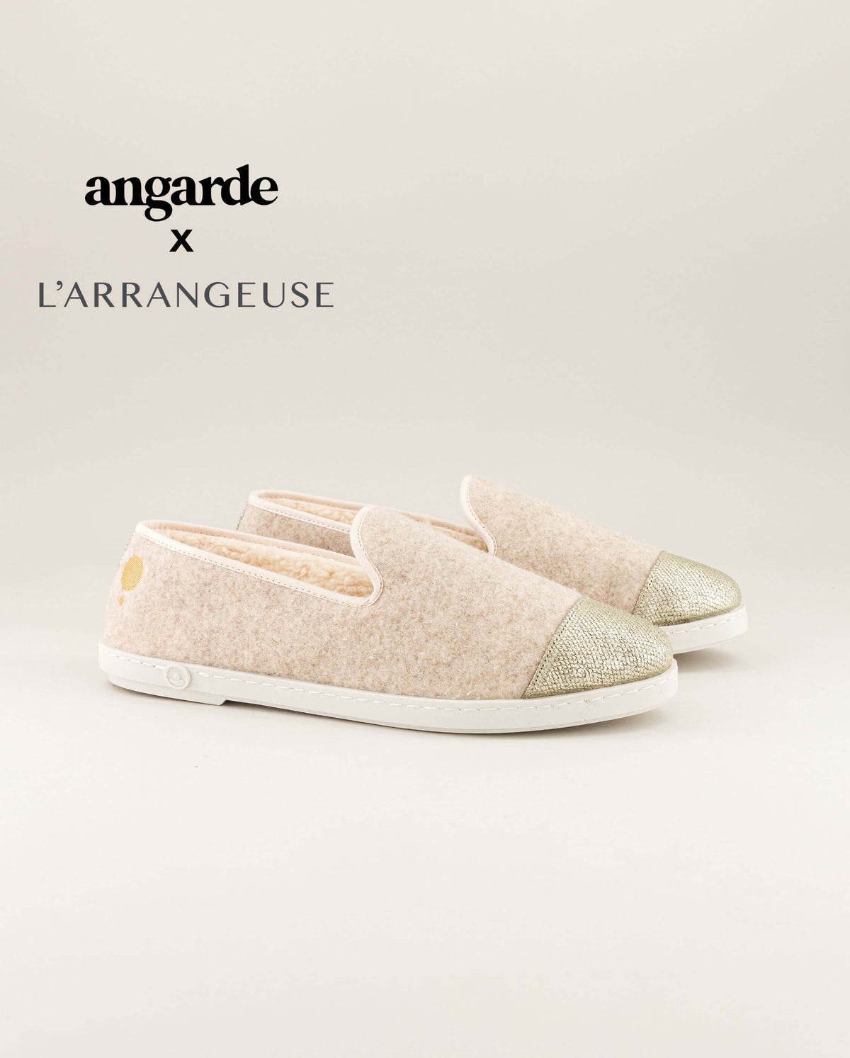 Chaussons Femme En Laine Et Feutre - Taille 39 - Noir - Style Mocassin - Idéal Cadeau De Noël