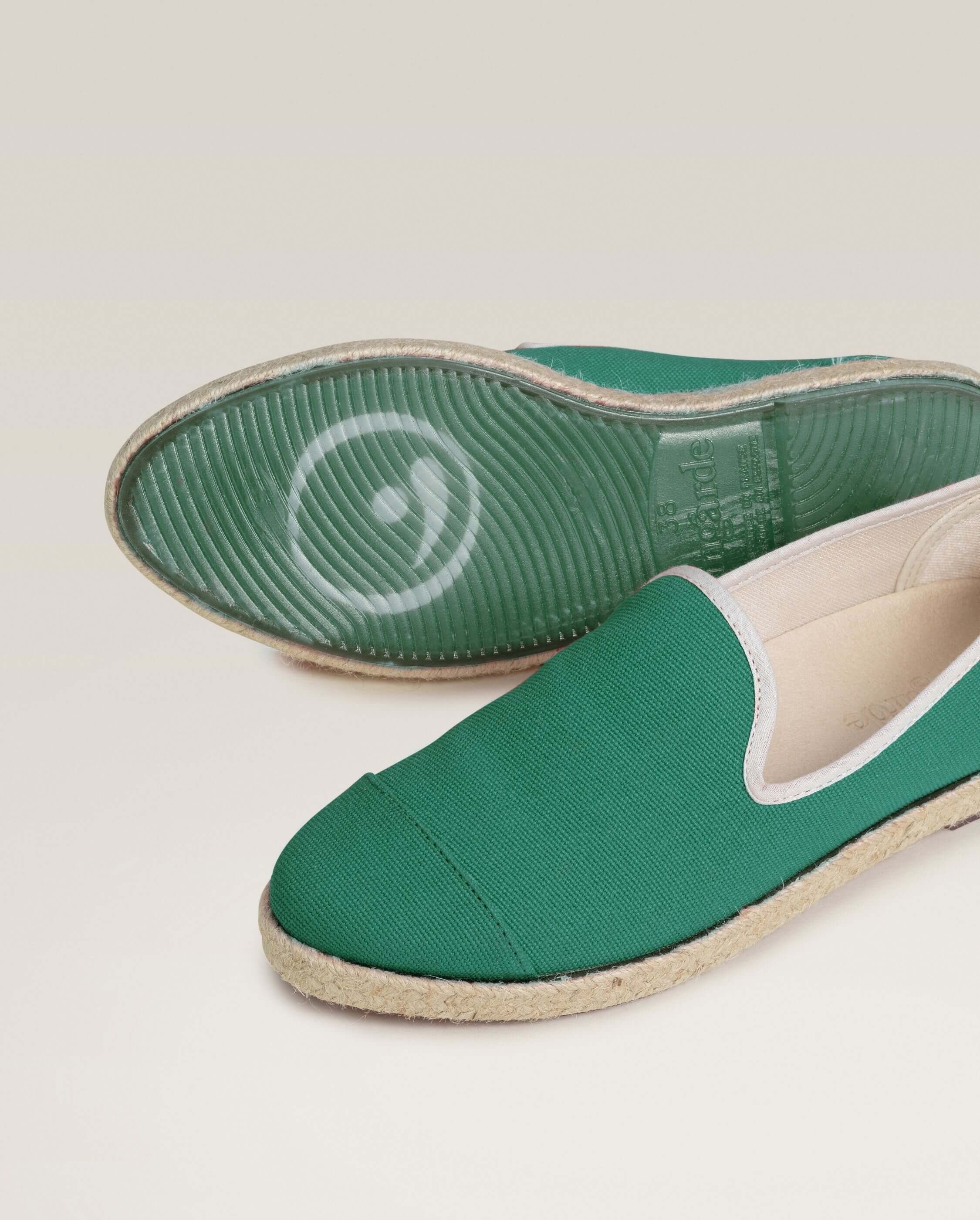 Espadrilles femme vert on sale