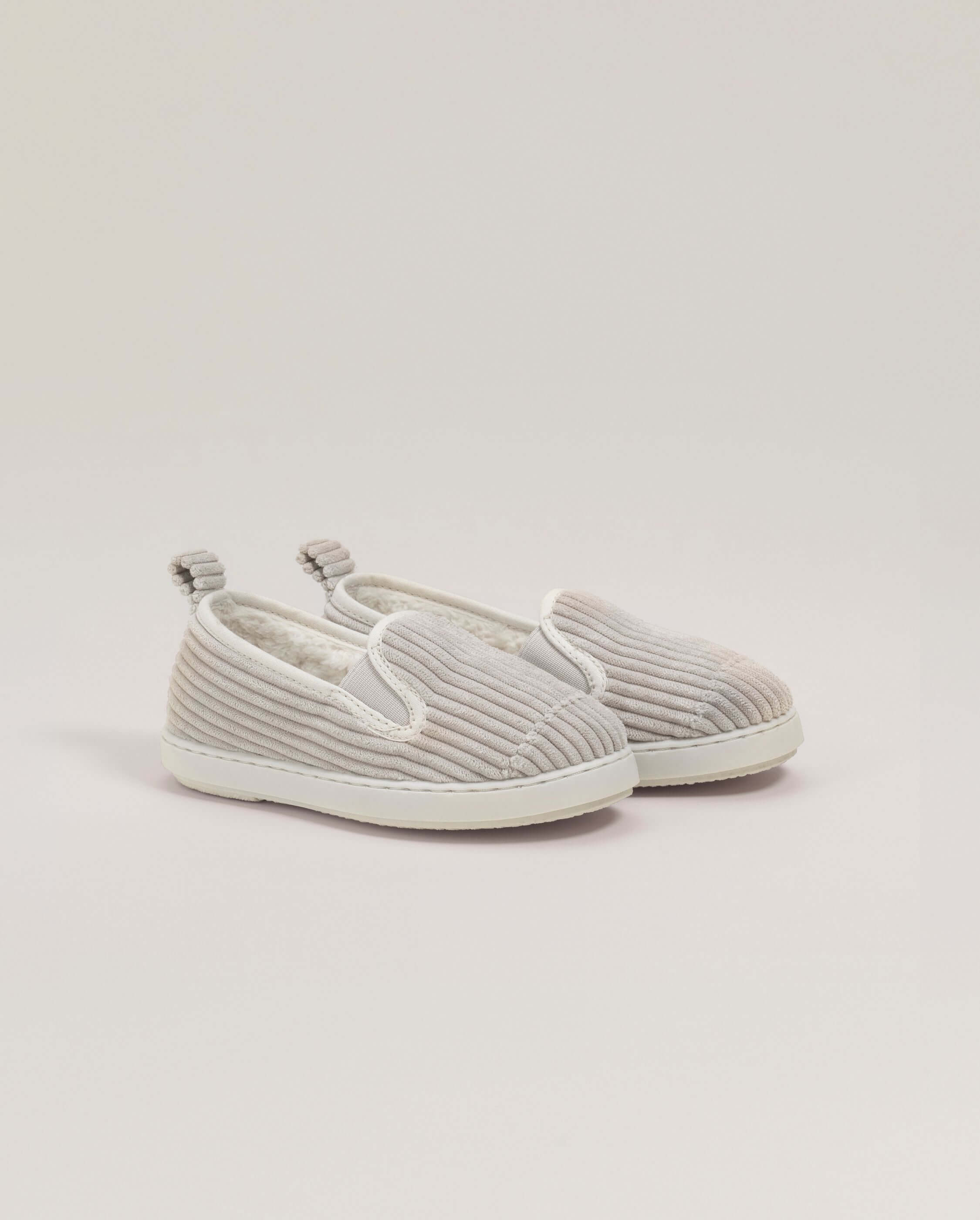 Chausson Bebe Petit Canon Chausson Chausson Enfant Beige Mint En