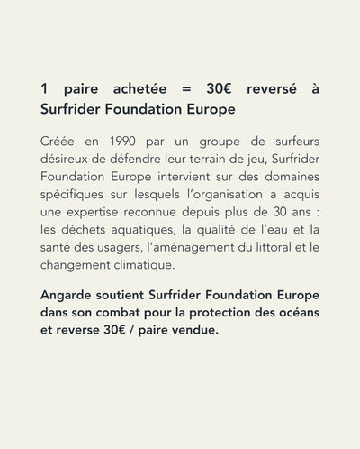 Basket homme vegan raisin, collab' x Surfrider Foundation Europe