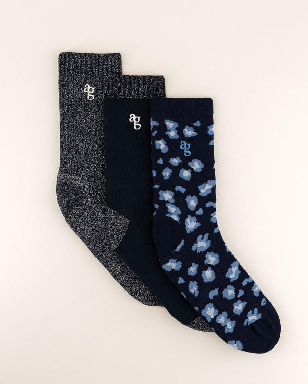 dim Lot de 3 paires de chaussettes femme Gris Clair en coton Dim Ventes