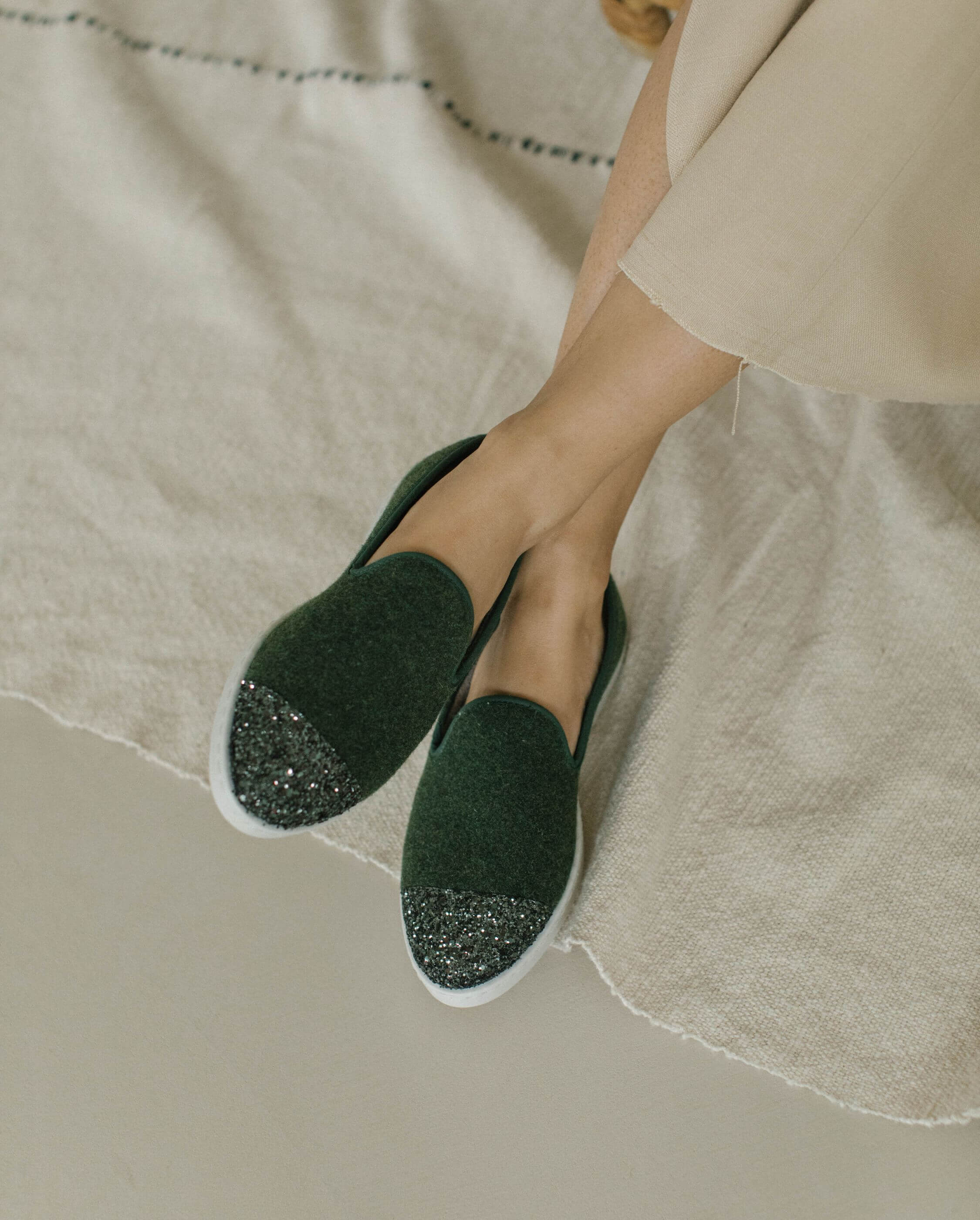 Slippers store femme paillettes