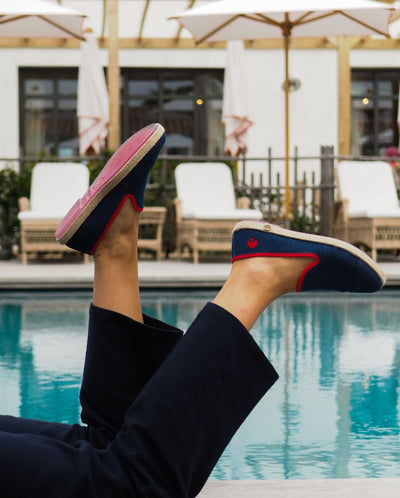 espadrille homme coton collab angarde x la mission pool