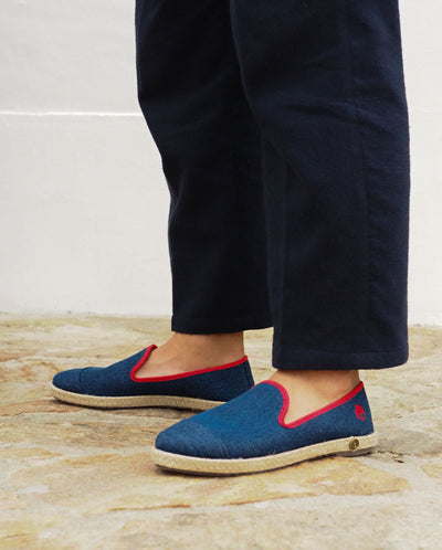 espadrille homme coton collab angarde x la mission mood