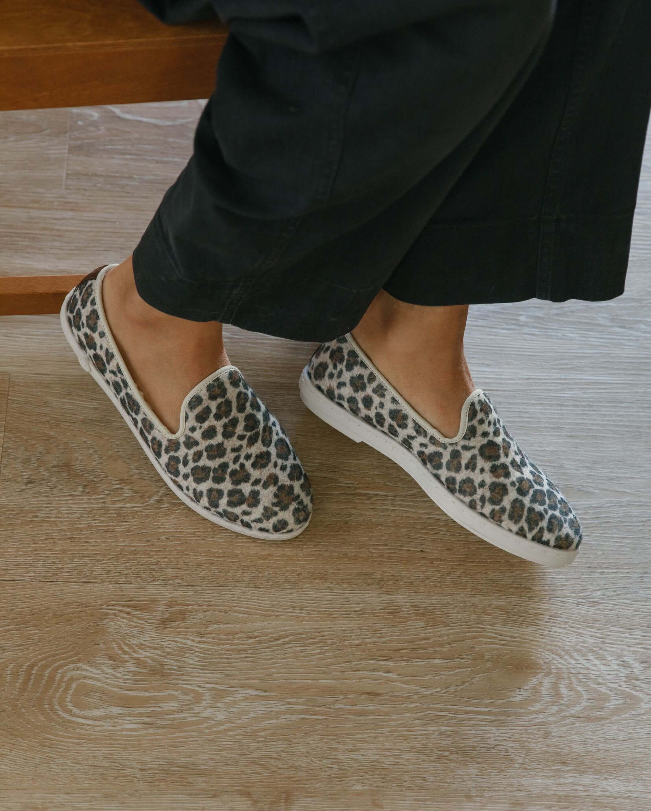 Slip on femme best sale leopard