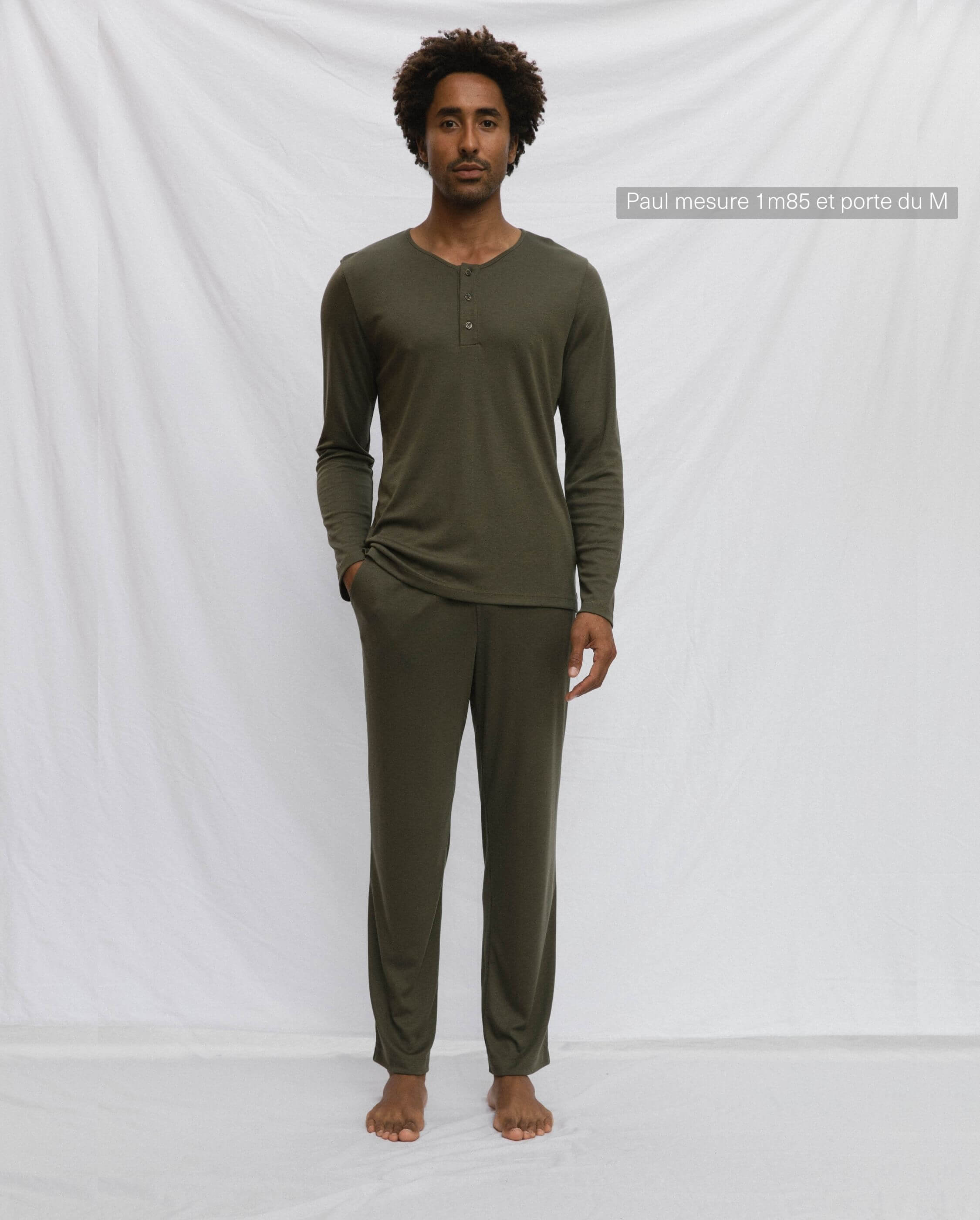 Haut de pyjama homme matcha Angarde ANGARDE