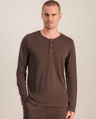 Haut de pyjama homme, chocolat face Angarde