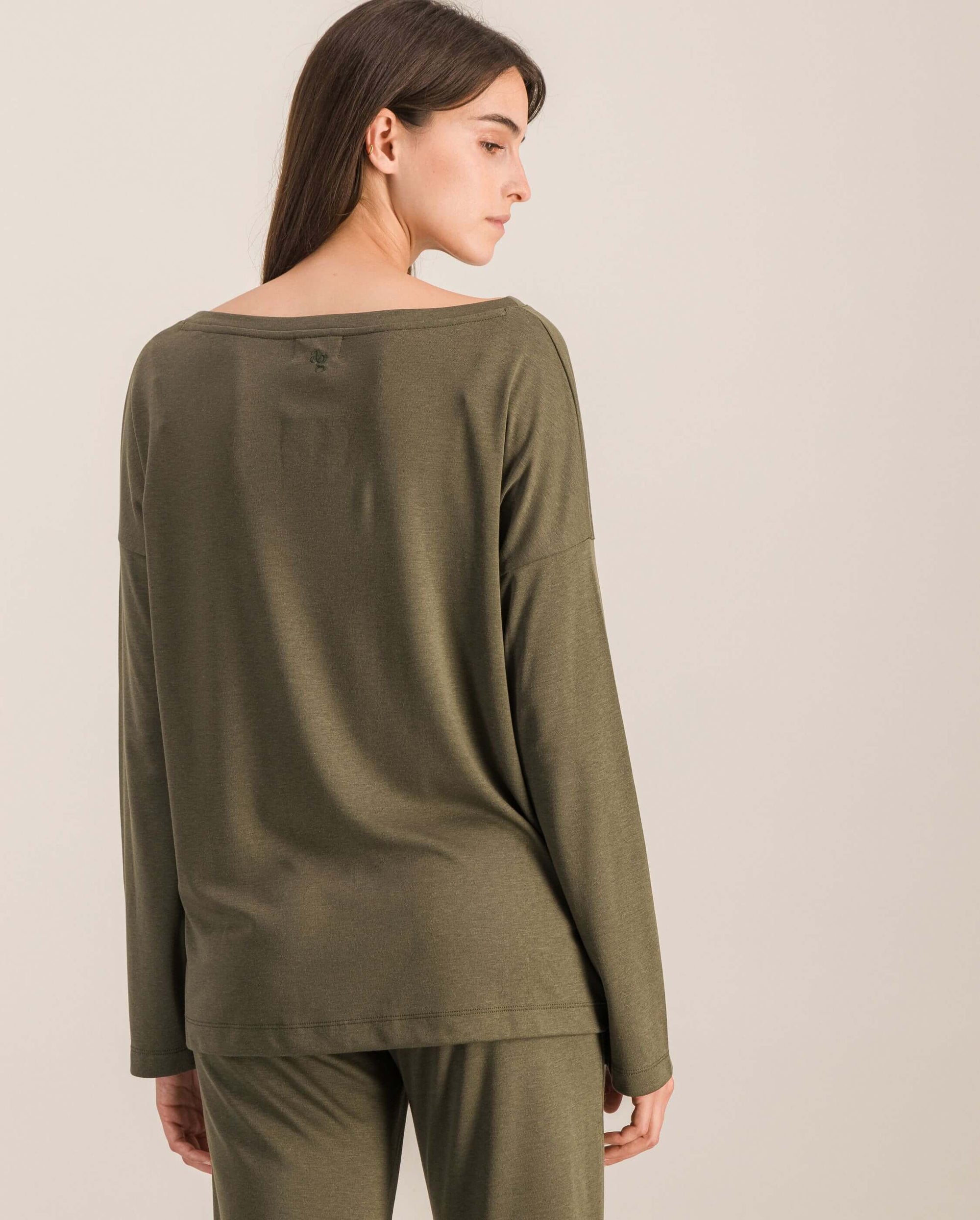 Haut de pyjama femme, matcha dos Angarde