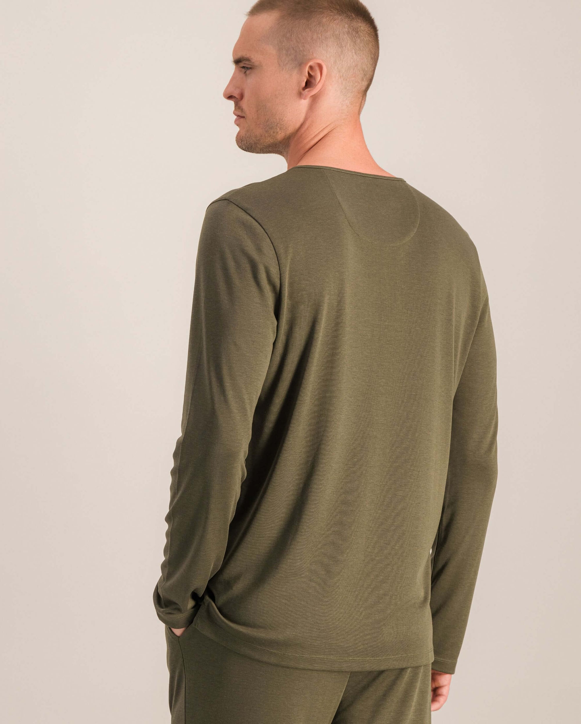 Haut de pyjama homme, matcha dos Angarde