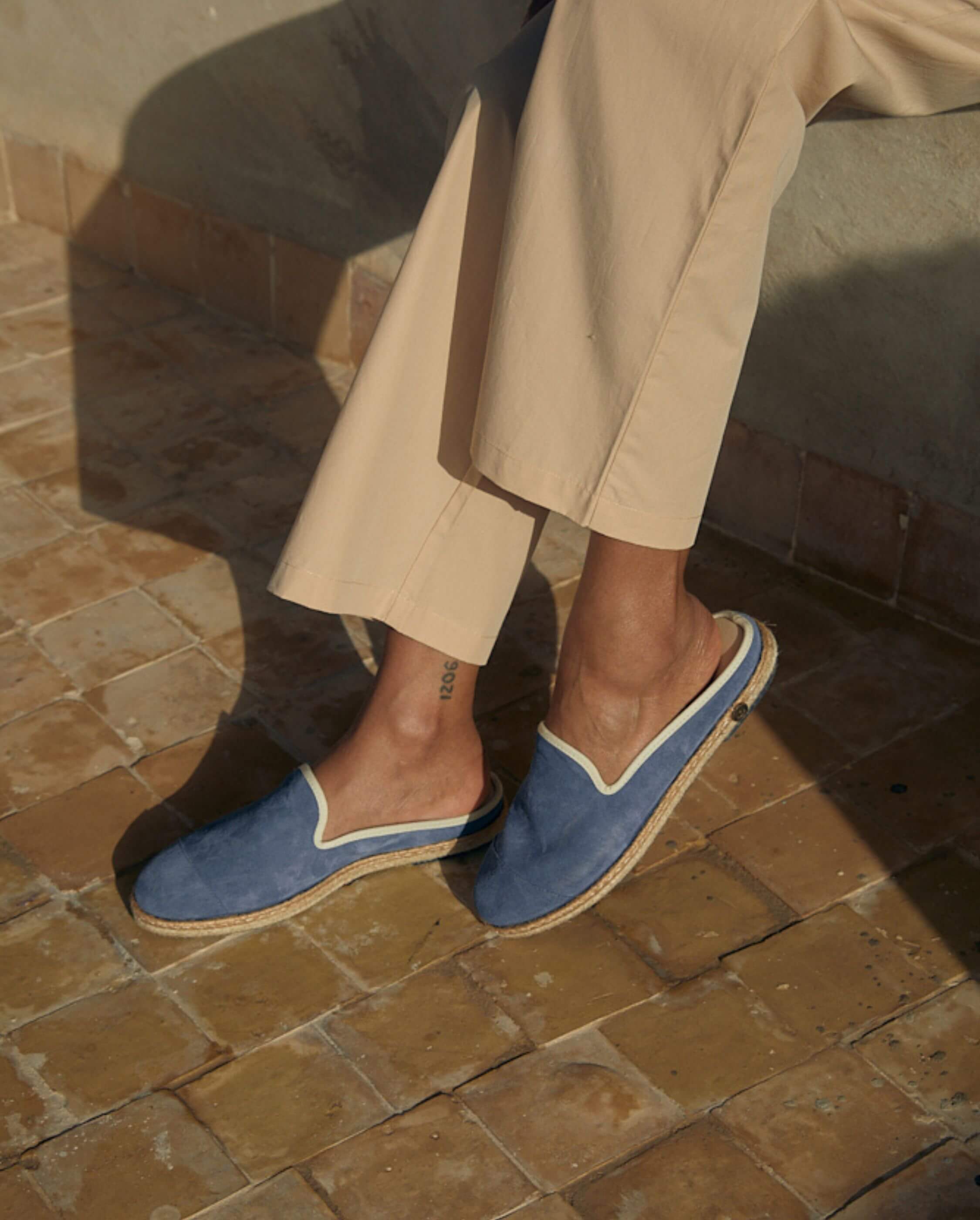 Mules bleu marine online