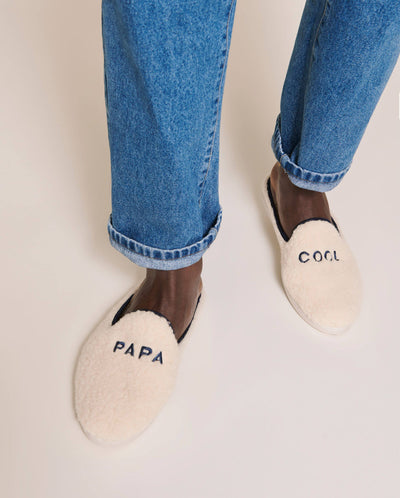 Mule homme Papa Cool, collab' x émoi émoi visuel principal