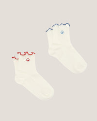 Pack of 2 pairs of frilly socks