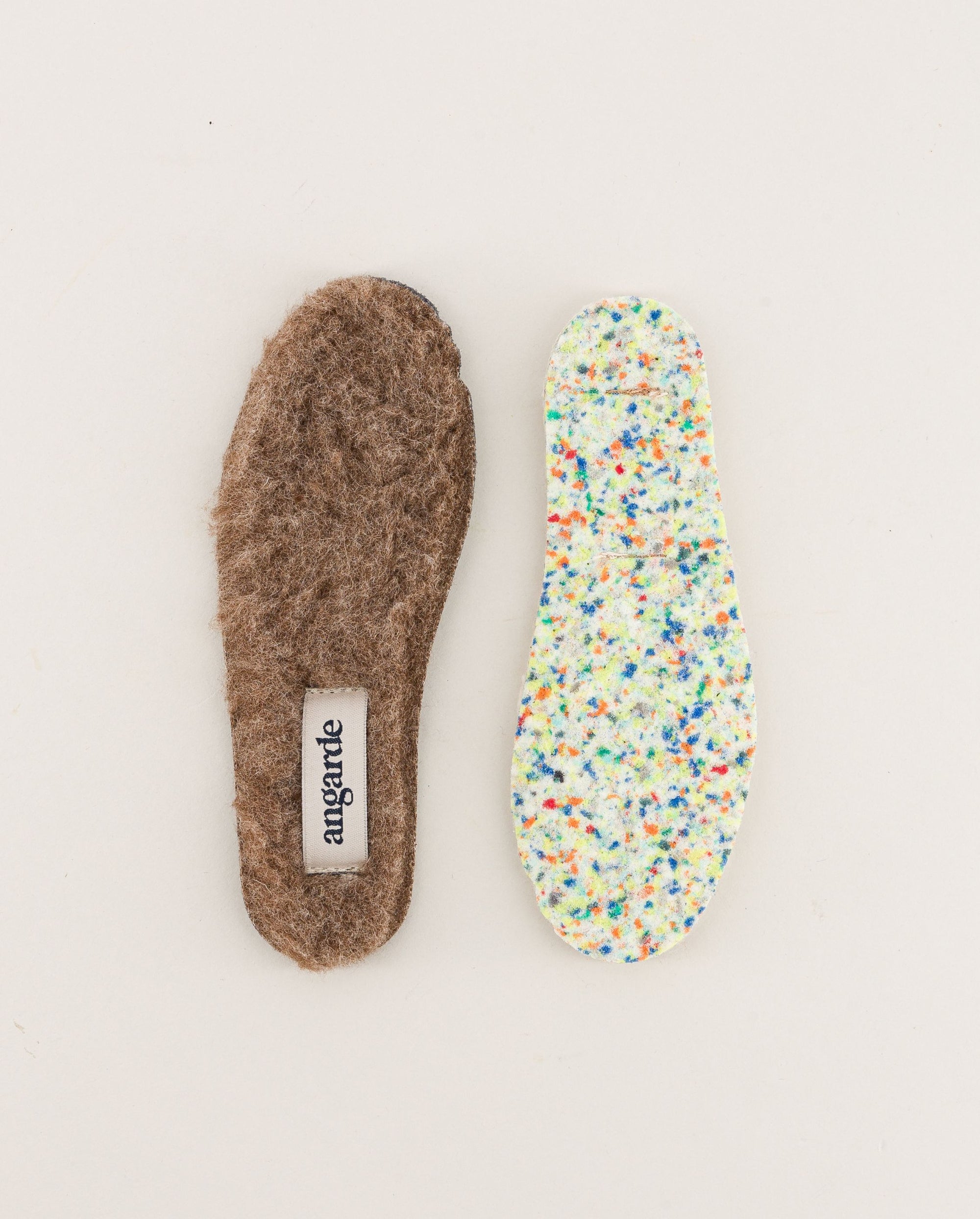 Children's replacement insoles, virgin wool