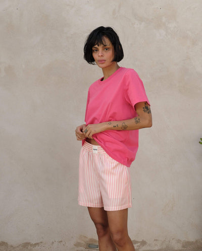 Short pyjama femme dahlia profil Angarde