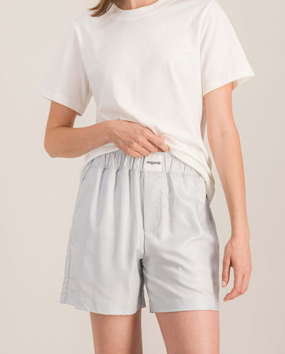 Short pyjama bleu zoom ceinture Angarde