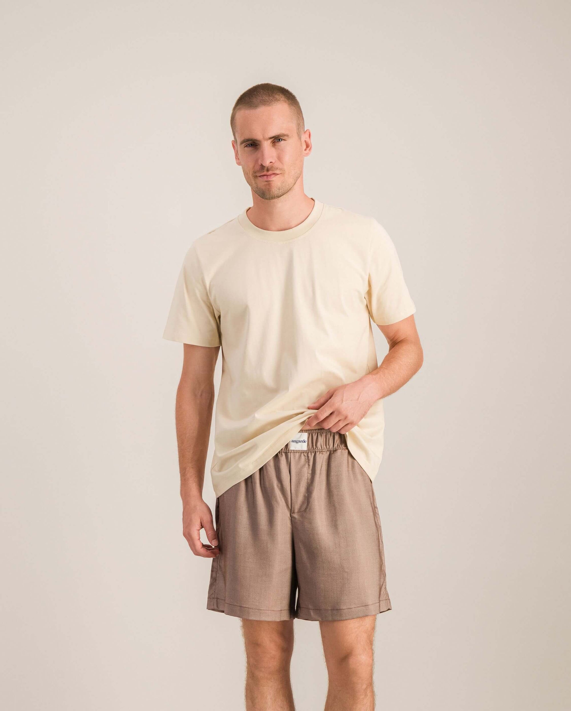 Short pyjama homme, chocolat zoom Angarde