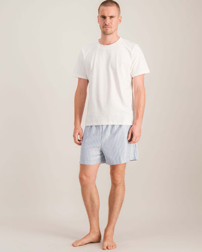 Men's t-shirt and shorts set, sky blue