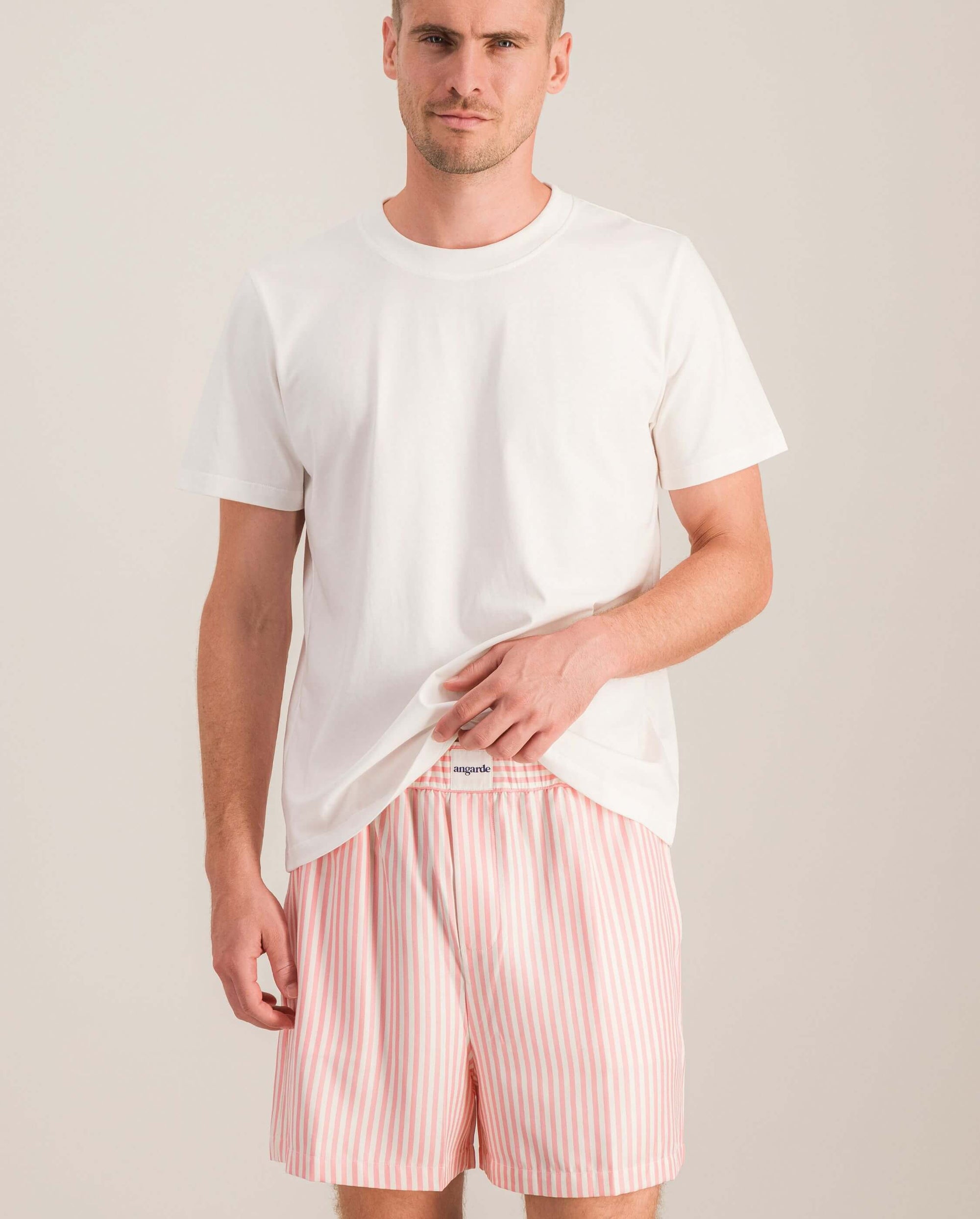 Short pyjama homme, dahlia detail Angarde