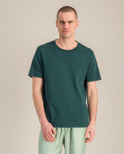 T-shirt homme coton bio, vert émeraude