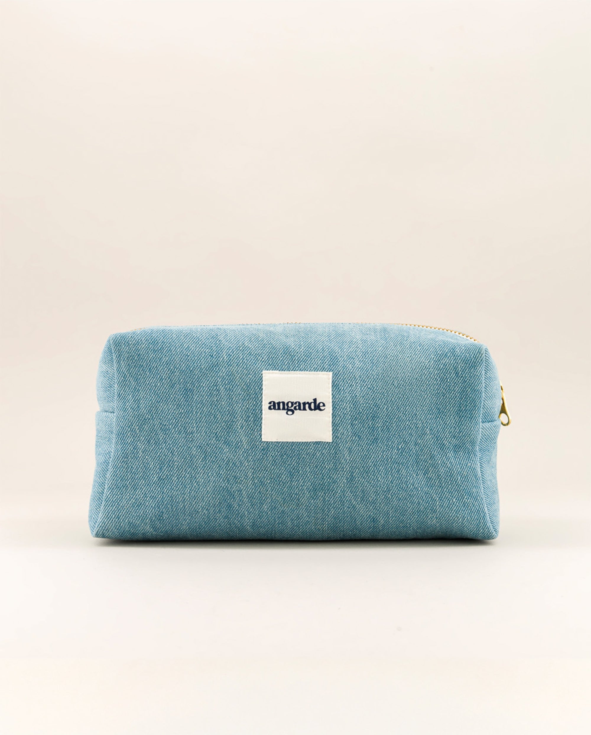 Toiletry bag, faded blue