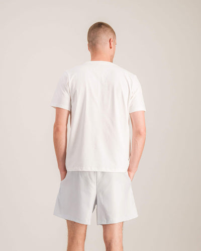 T-shirt homme coton bio, blanc