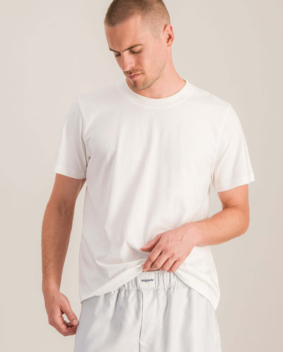 T-shirt homme coton bio, blanc