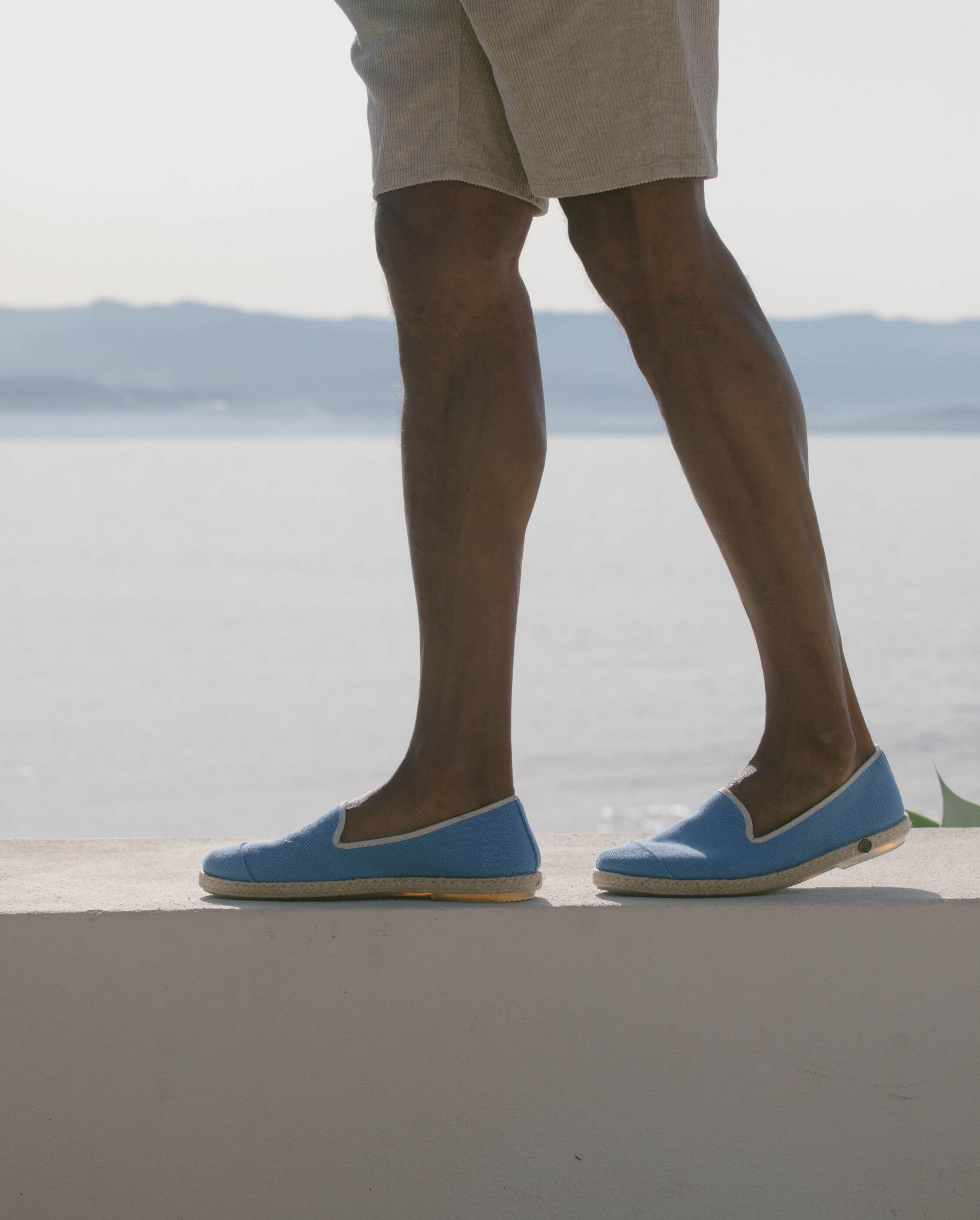 Espadrille homme bleu sales