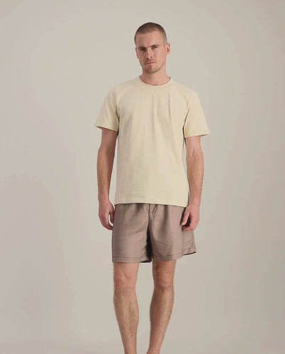 Ensemble t-shirt - short homme, chocolat