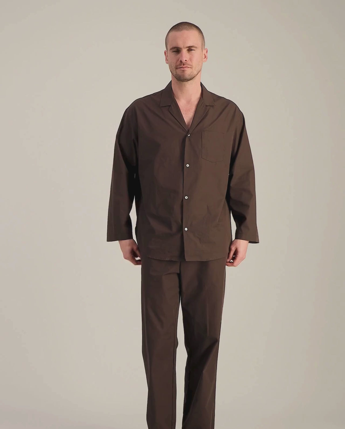 Pyjama homme coton bio, chocolat vidéo Angarde