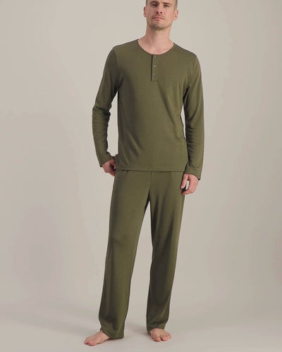 Men's Tencel shirt, matcha